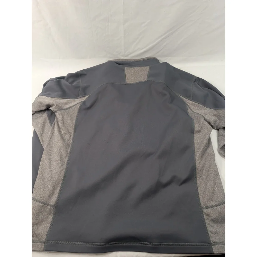 The North Face Men's XL Concavo 1/4 Zip Hybrid Jacket‎ Grey Flashdry
